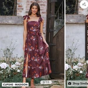Cupshe x Maddi P Maxi dress NWT